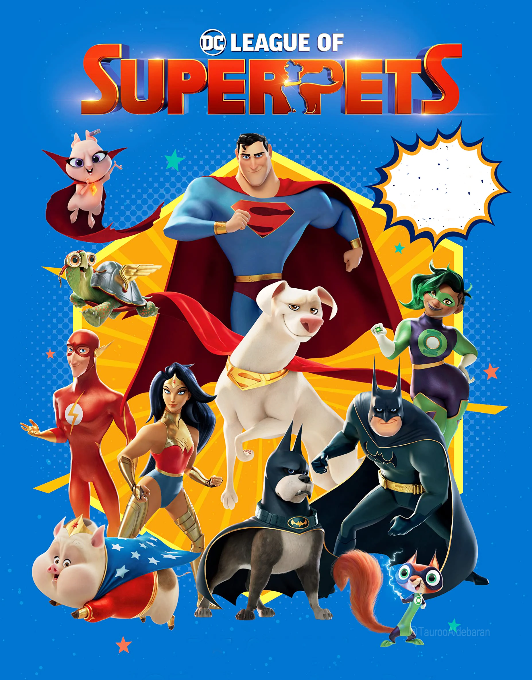 DC League of Superpets Movie Poster