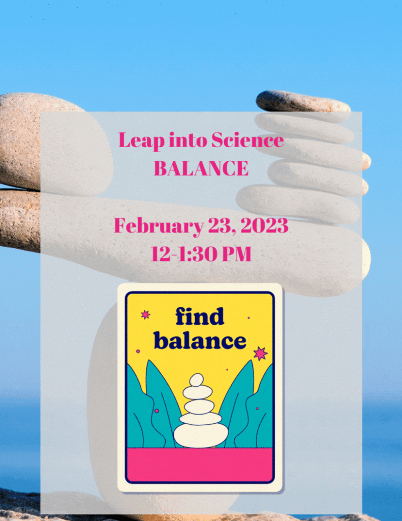 Leap into Science Balance flyer February 23, 2023