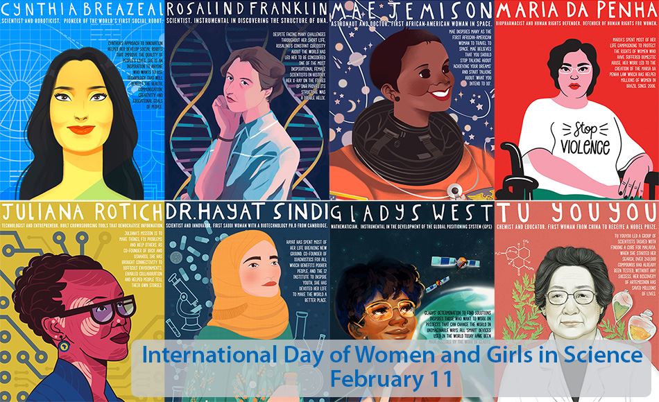 International Day of Women and Girls in Science Banner